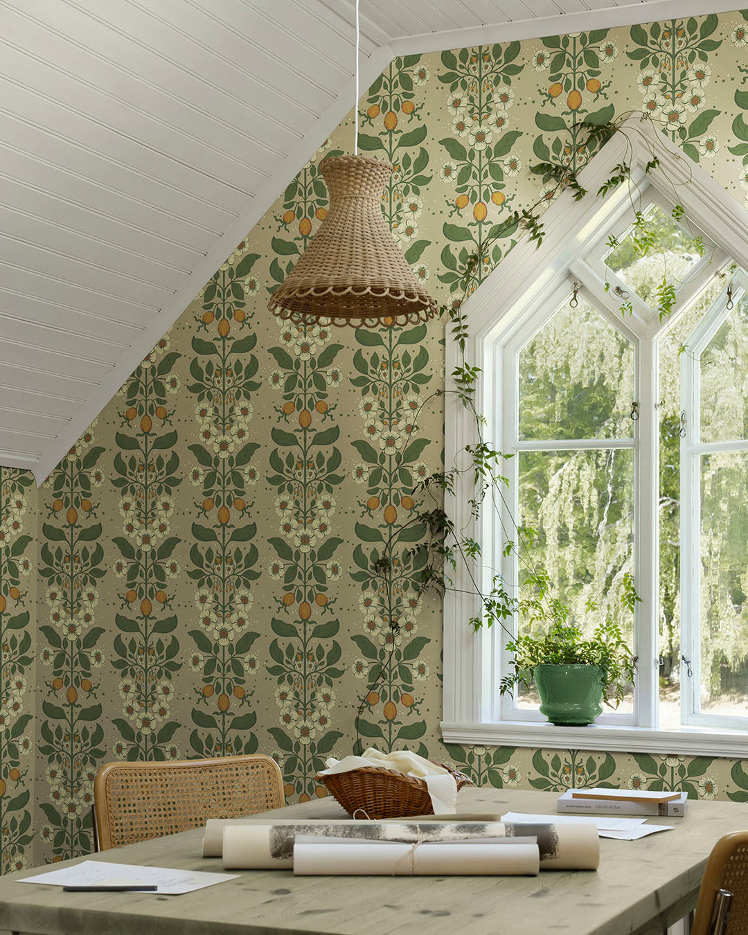 Midbec Wallpaper - Rosa - 48012