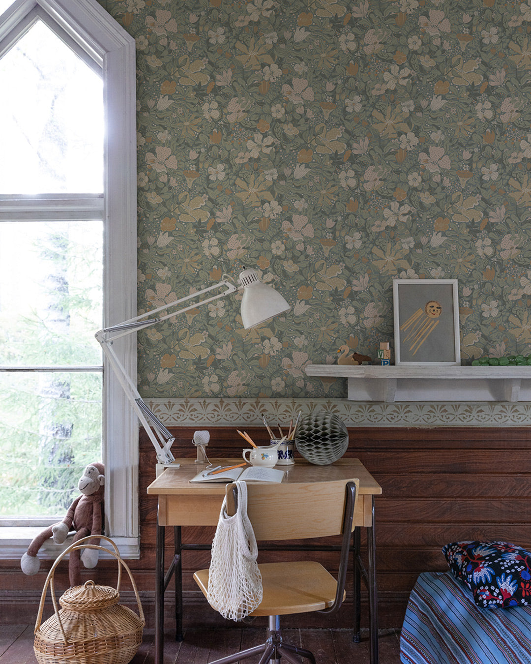 Midbec behang - Midzomer - Blauw