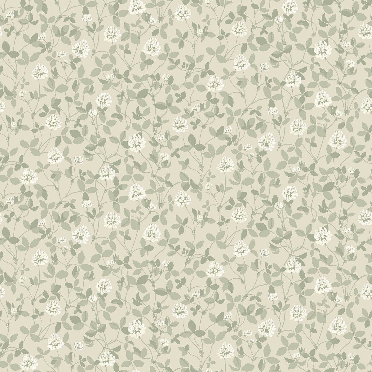 Borastapeter Tapete - Klöver - Beige