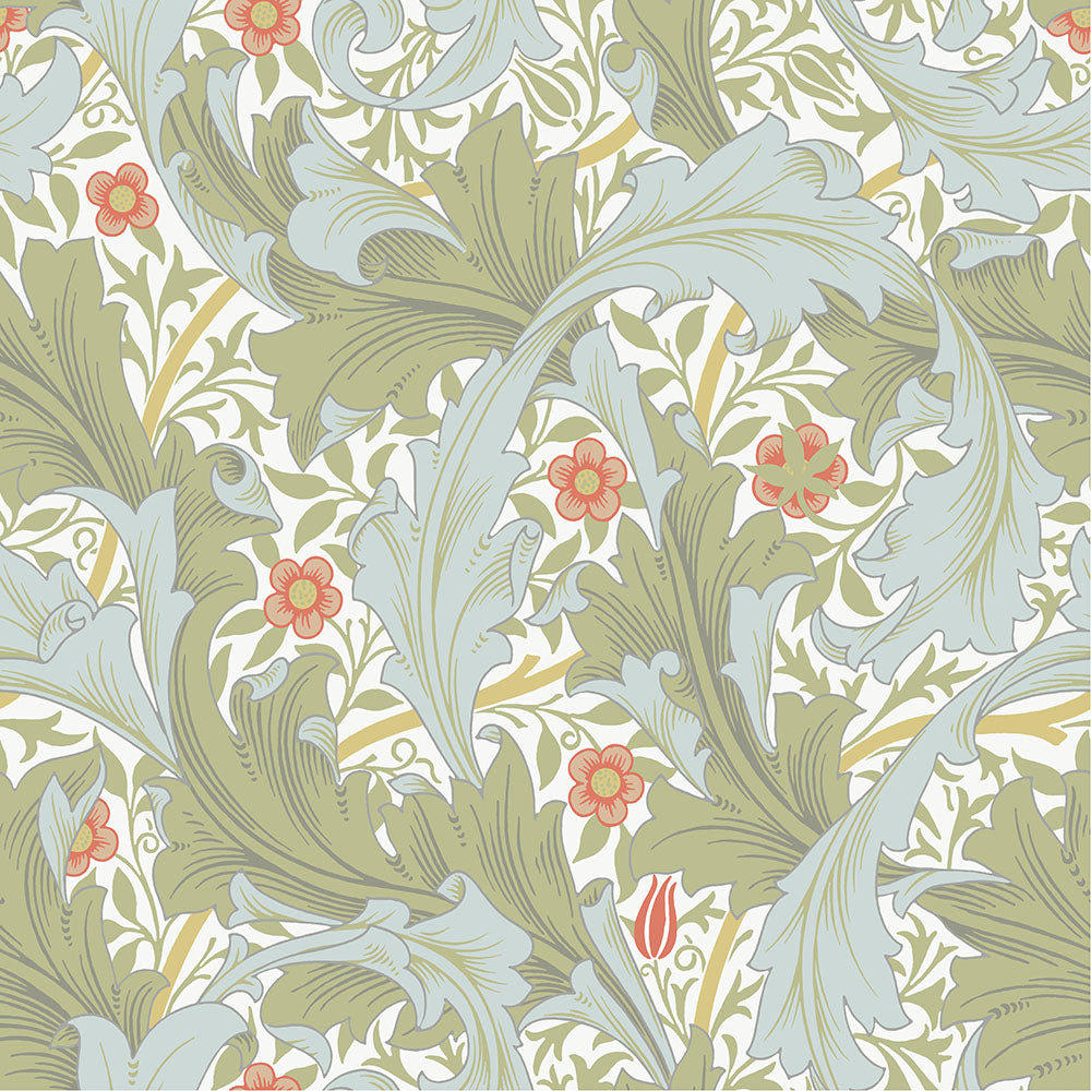 William Morris Tapete - Granville - Himmelblau