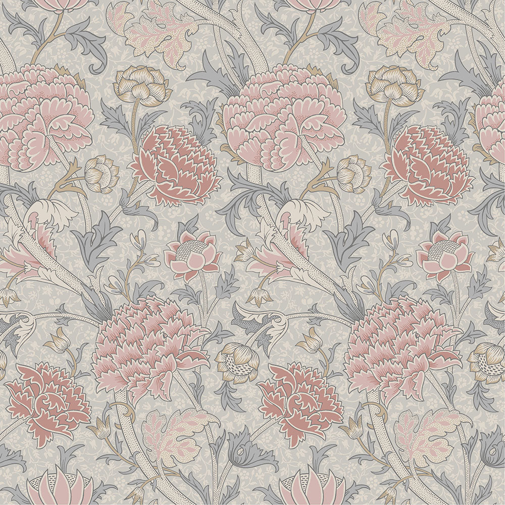 William Morris Tapete - Cray - Pink