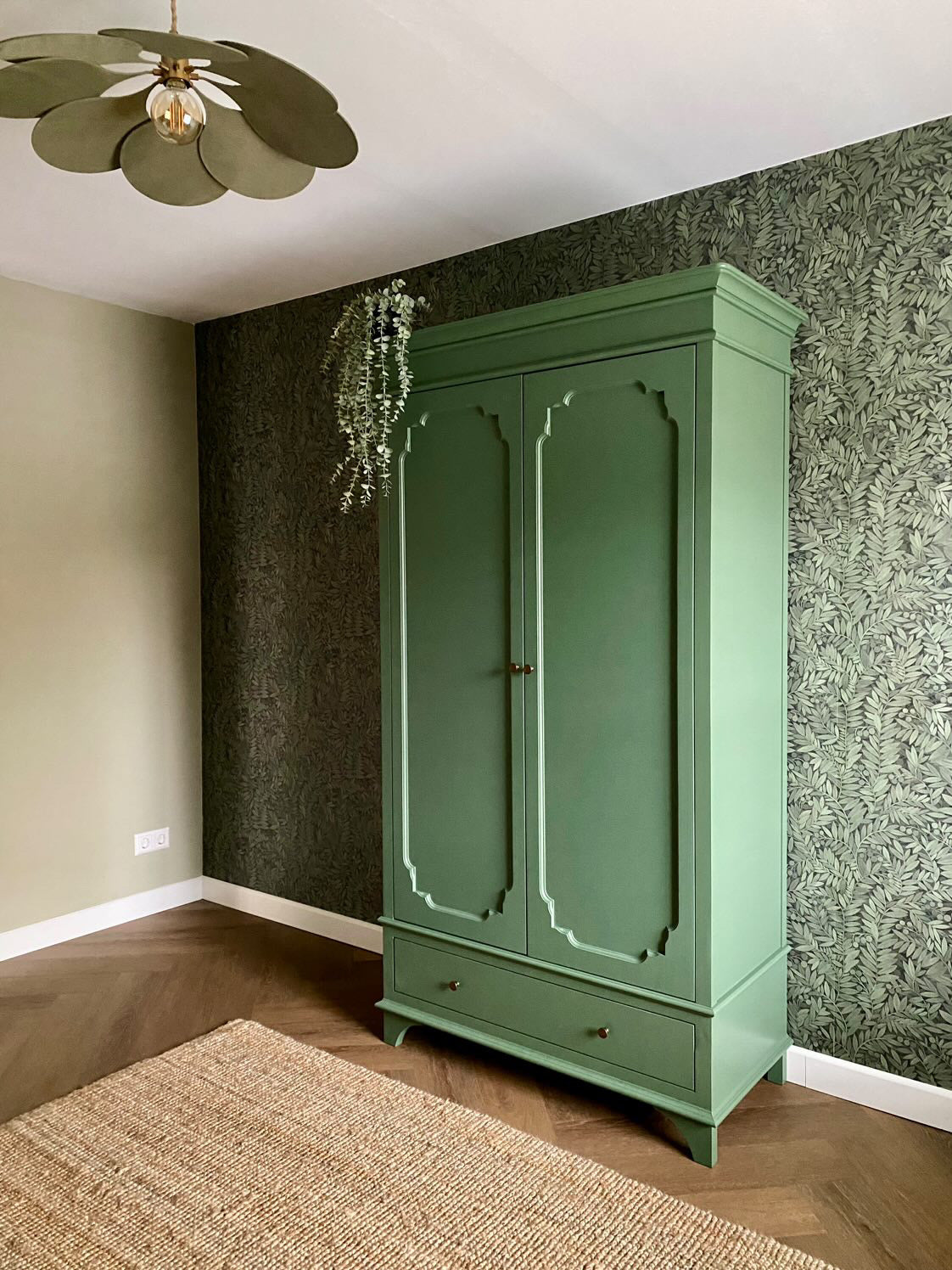 Bloemenbehang - Eve - Evergreen