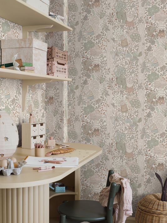 Borastapeter Tapete - Charlie - Weiß