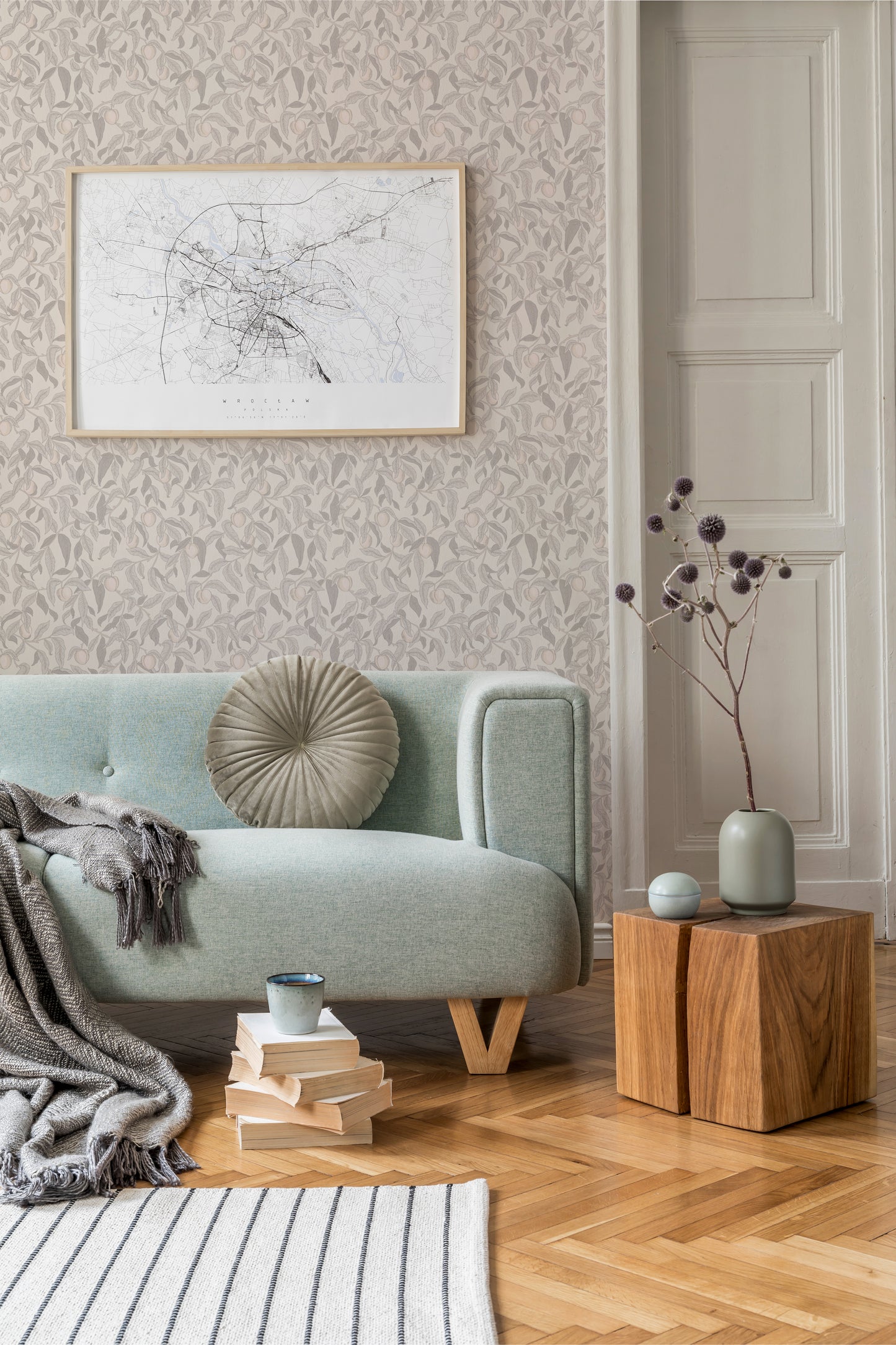 Summer Gray Tapete - Lena - Aschfarben