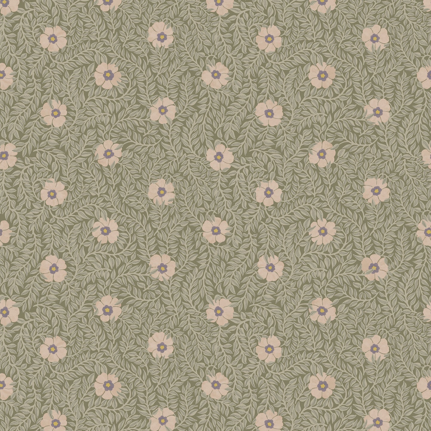 Summer Gray Tapete - Kicki - Sanftes Flieder