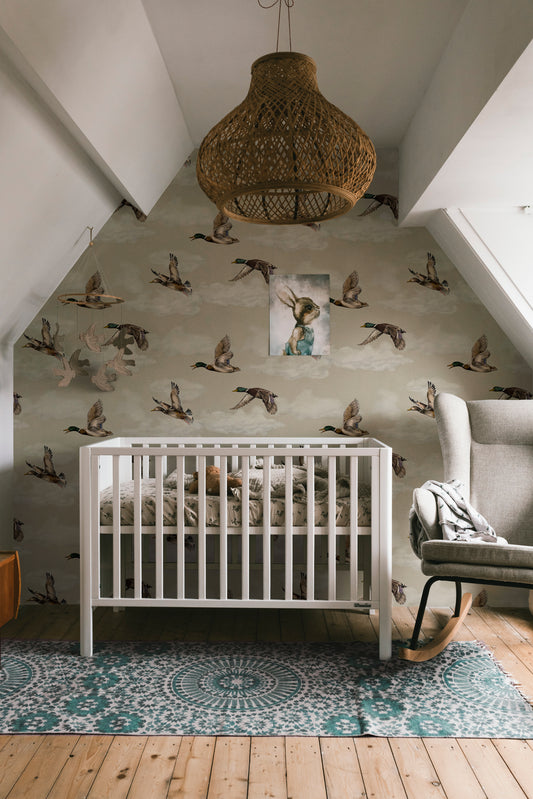 Summer Gray Behang - Voyage - Zachte Zand