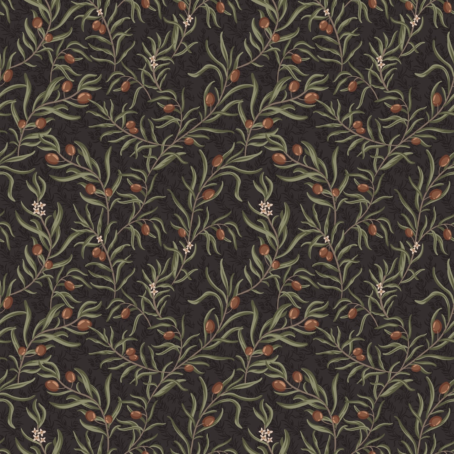 Summer Gray Tapete - Bjorn - Schokolade