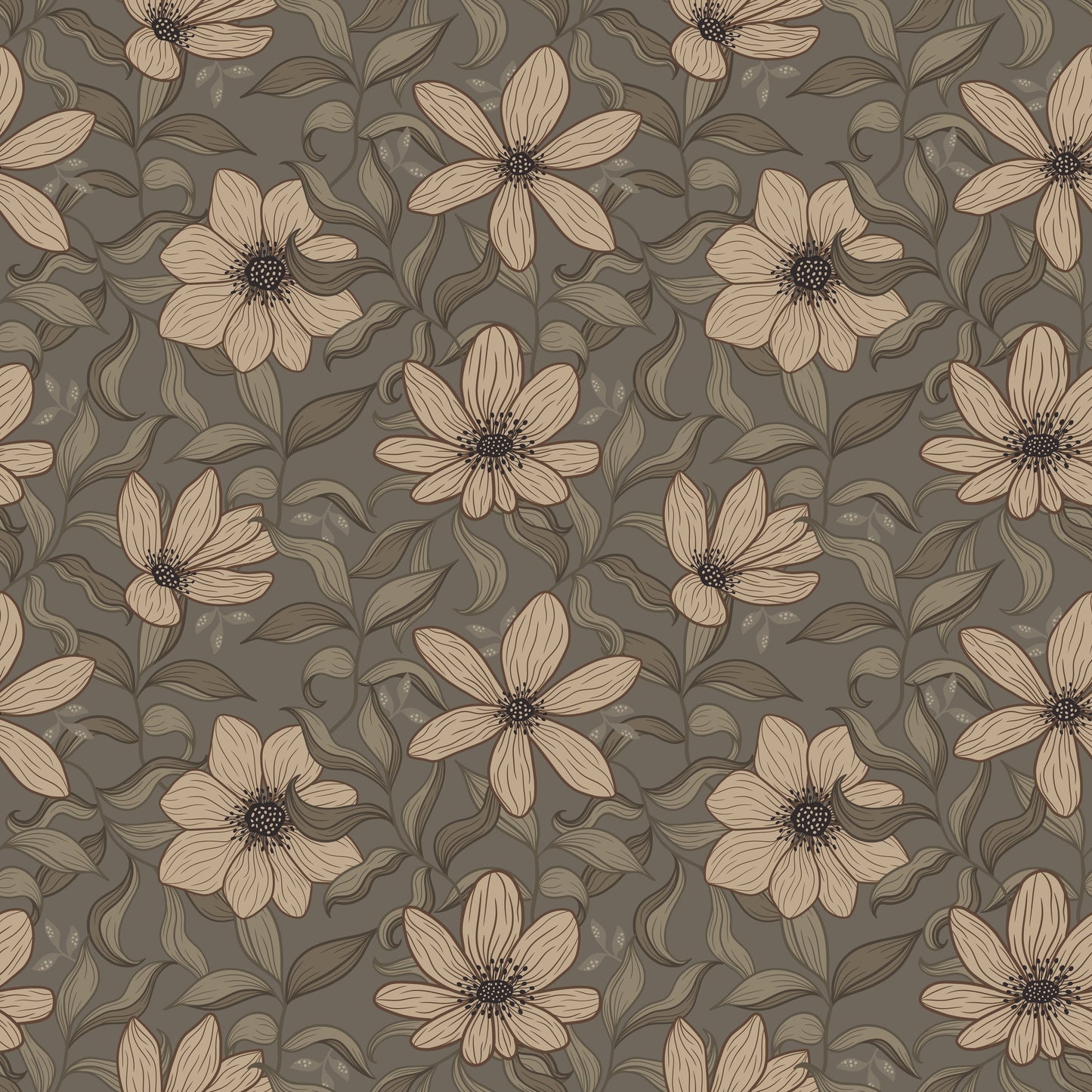 Summer Gray Tapete - Fredrik - Taupe