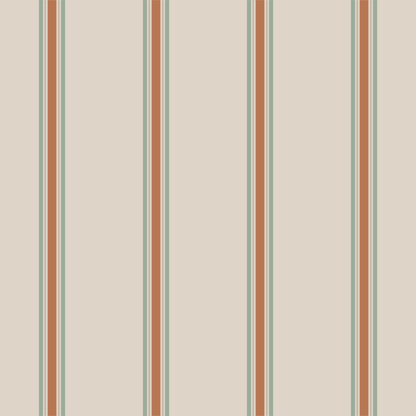 Wallpaper Stripes - Finn - Mediterranean