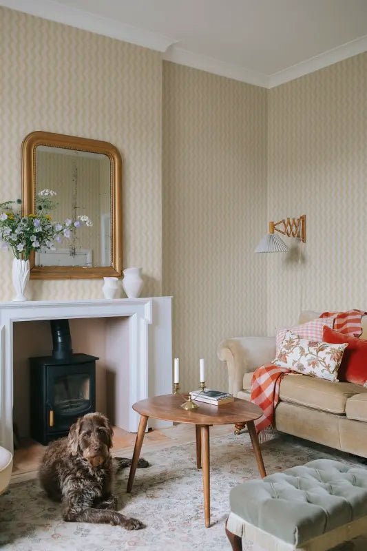 Sandberg Tapete - Erik - Gelb