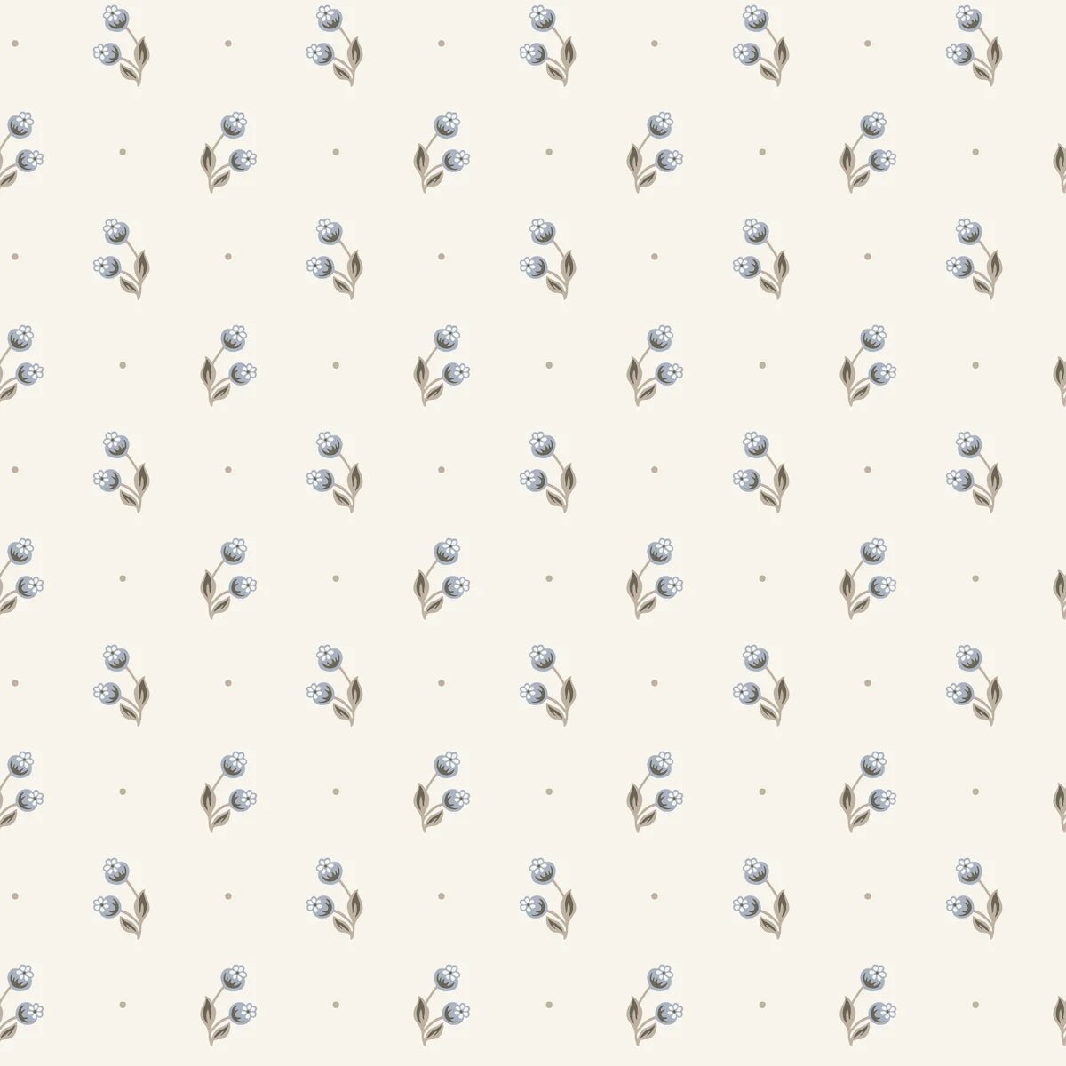 Sandberg Wallpaper - Siv - Misty Blue