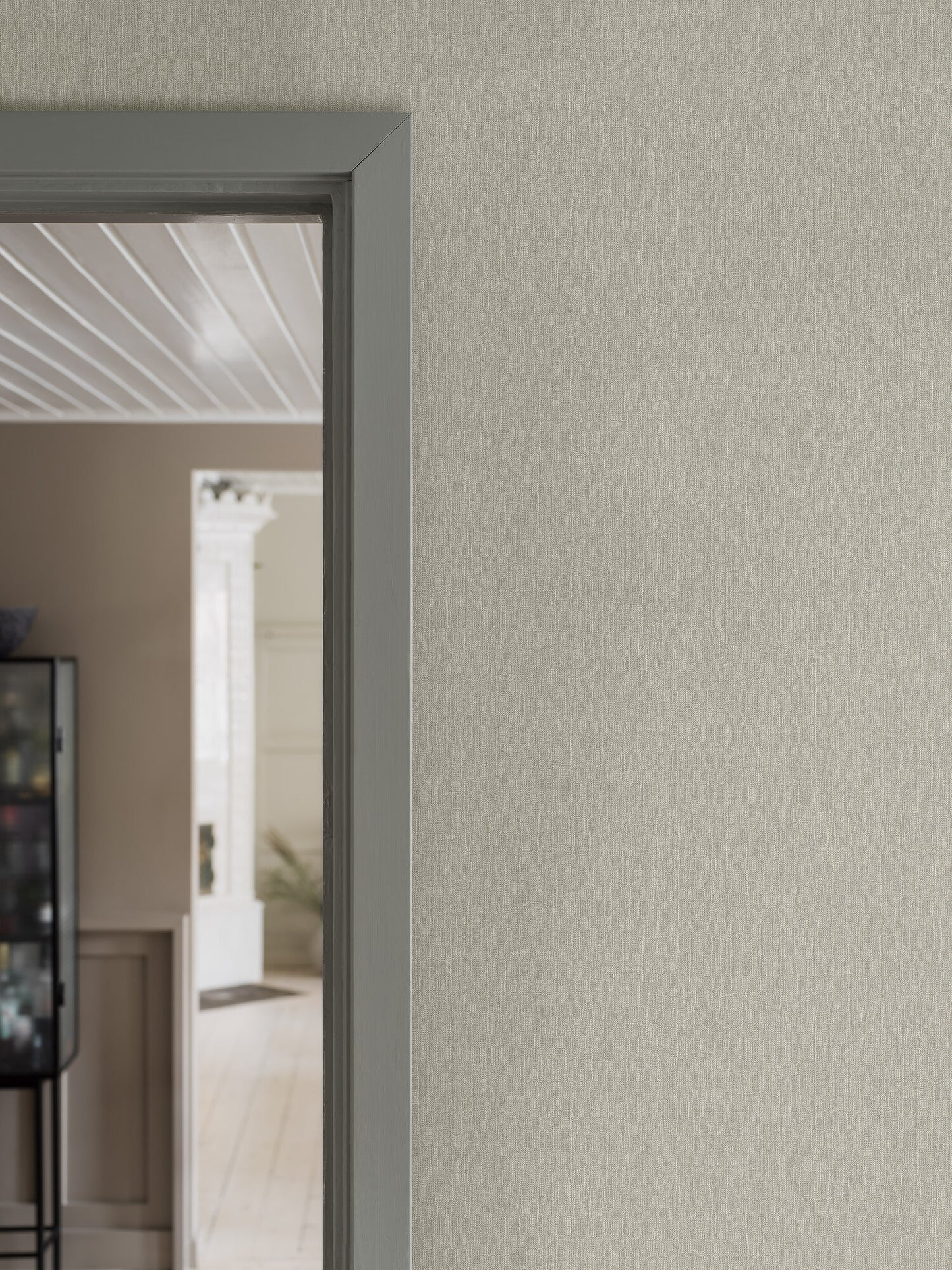 Borastapeter Tapete - Leinen - Skandinavisch Beige