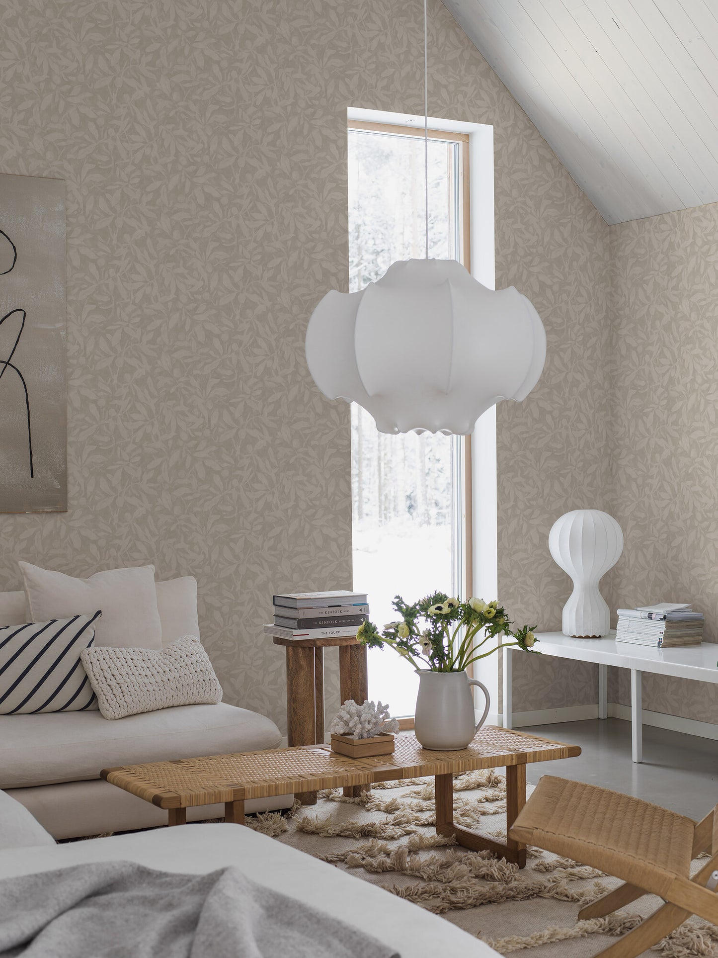 Borastapeter Tapete - Skogsparken - Beige