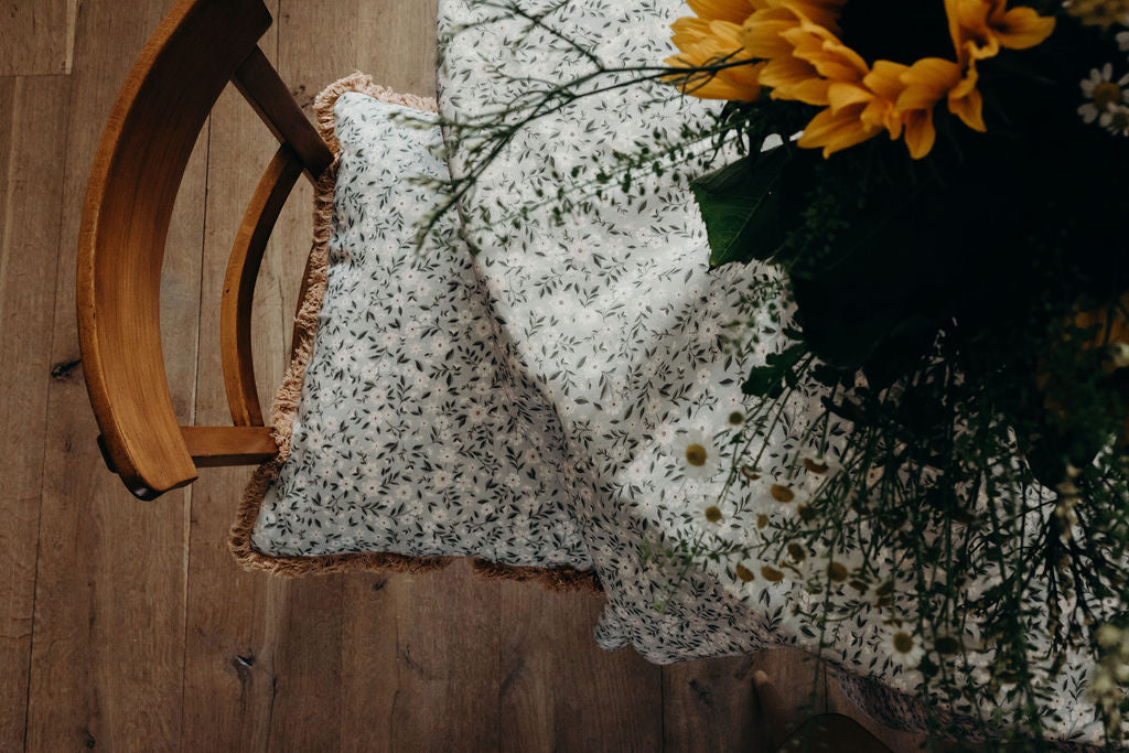 Leinenkissenbezug - Summer Gray - Freja