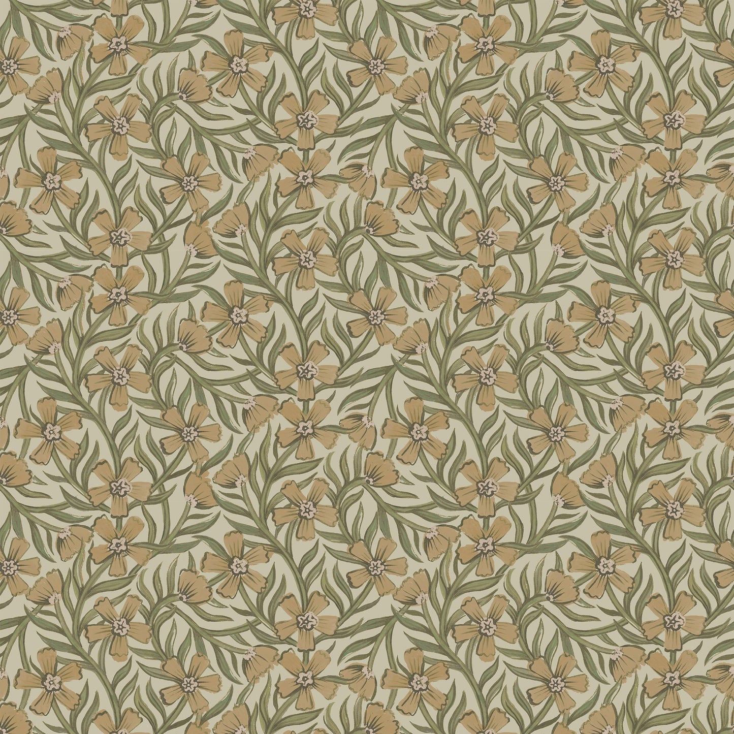 Summer Gray Tapete - Süßes Indien - Beige