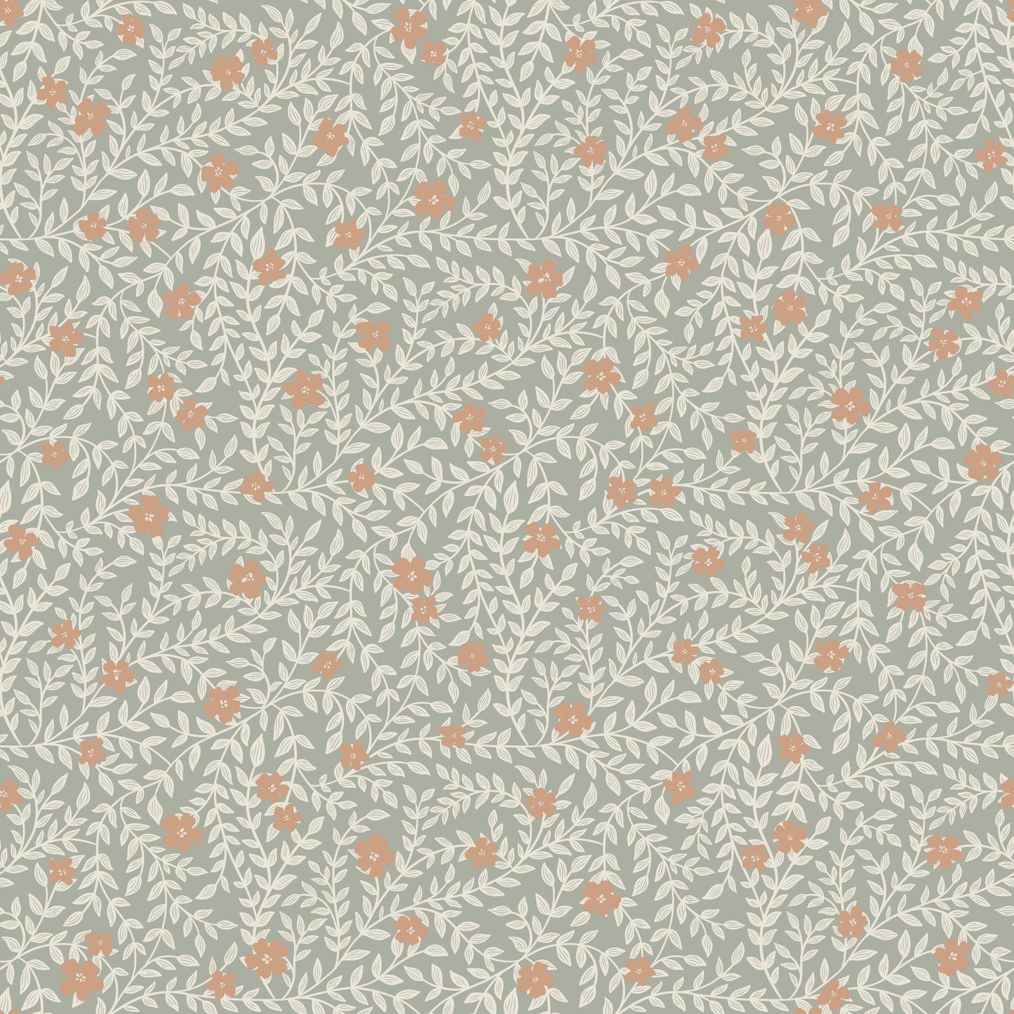 Summer Gray Tapete - Lief - Nebelblau
