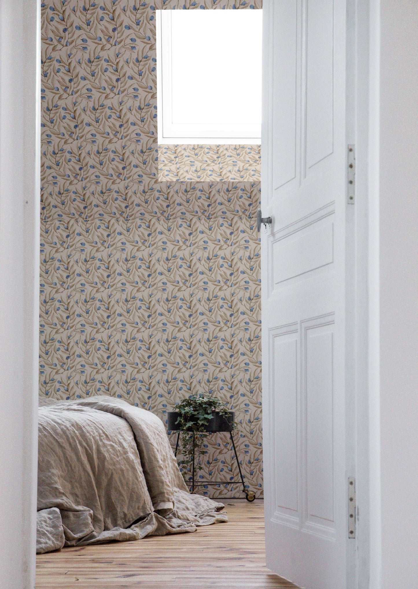 Summer Gray Tapete - Citrus - Blau