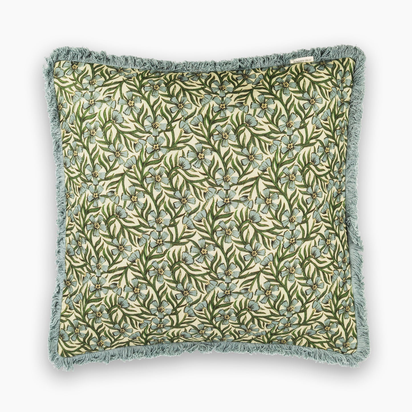 Linen Cushion Cover - Summer Gray - Sweet India