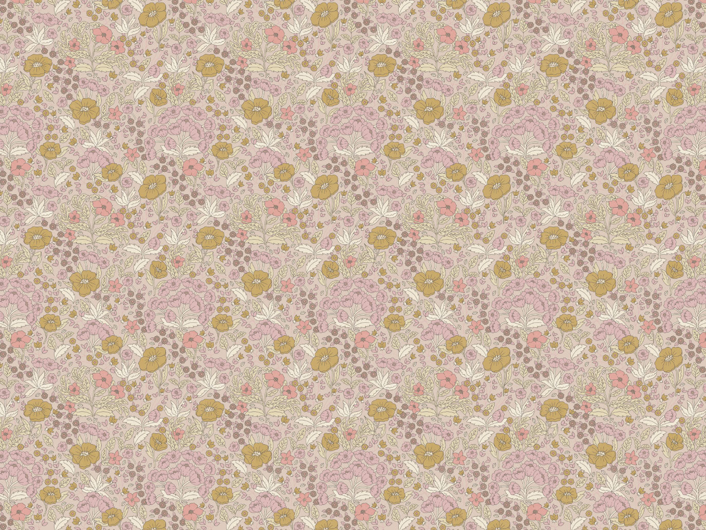 Peel & Stick Tapete - Doris - Pink