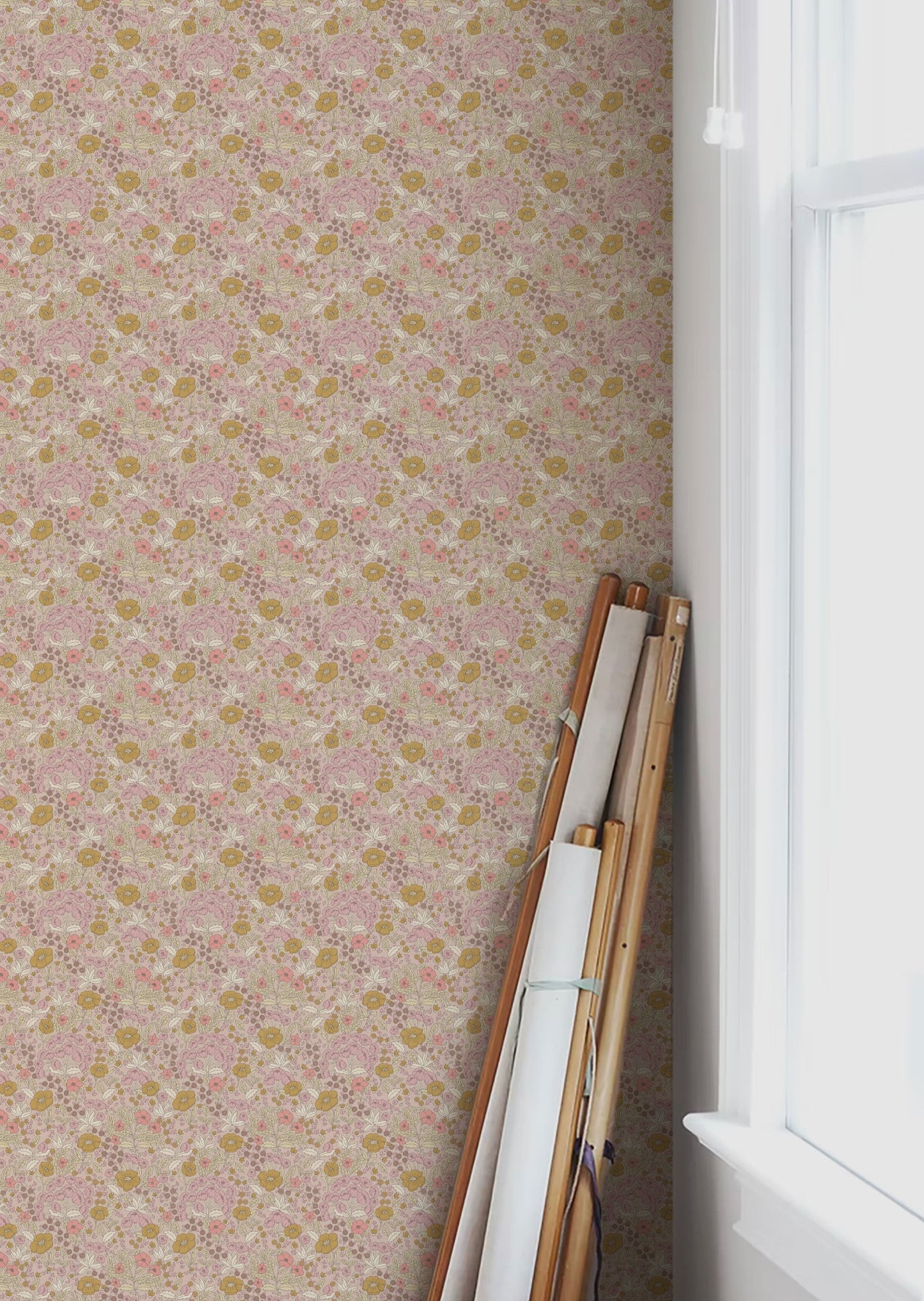 Peel & Stick Tapete - Doris - Pink