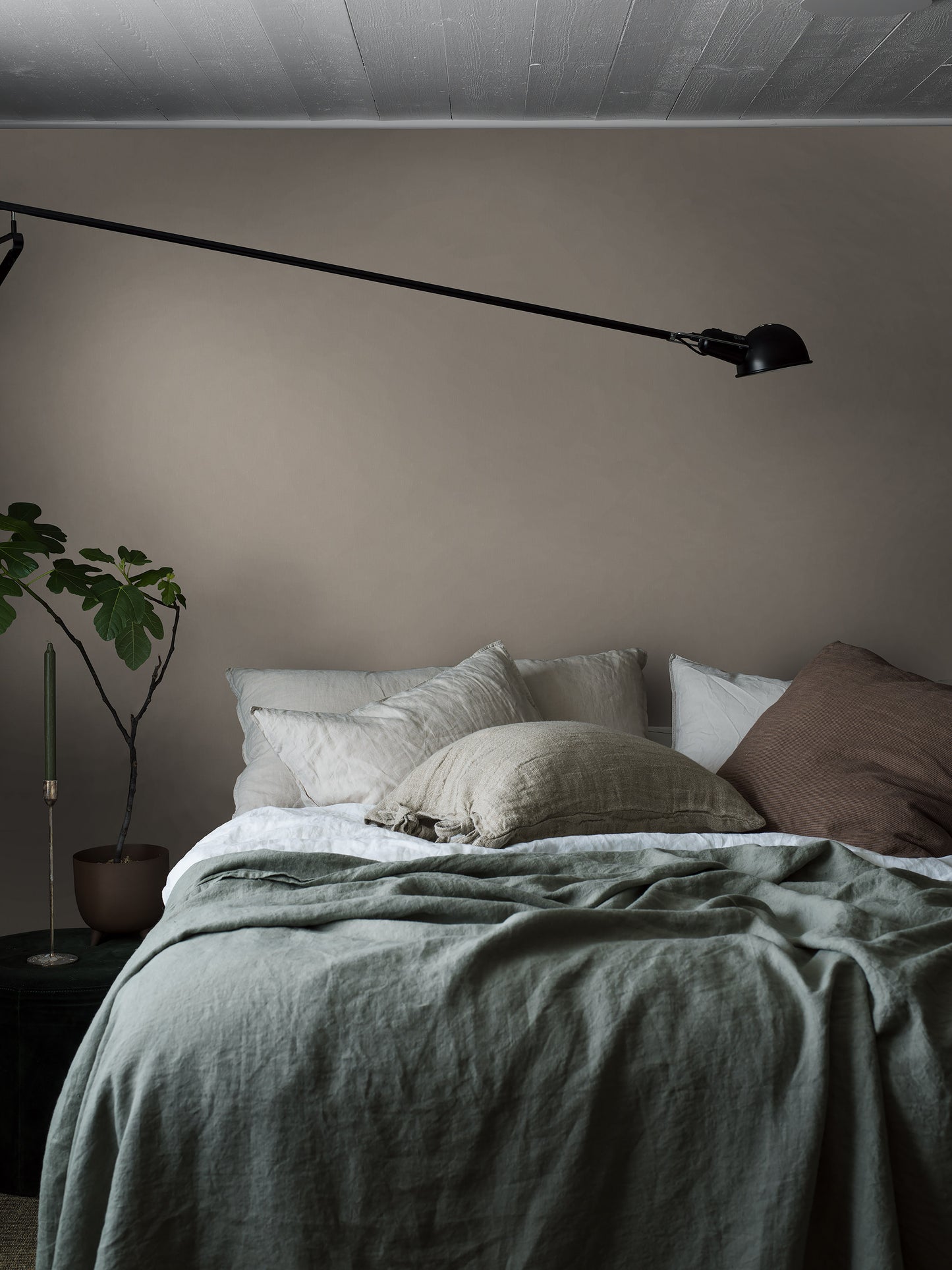 Borastapeter Tapete - Leinen Beige