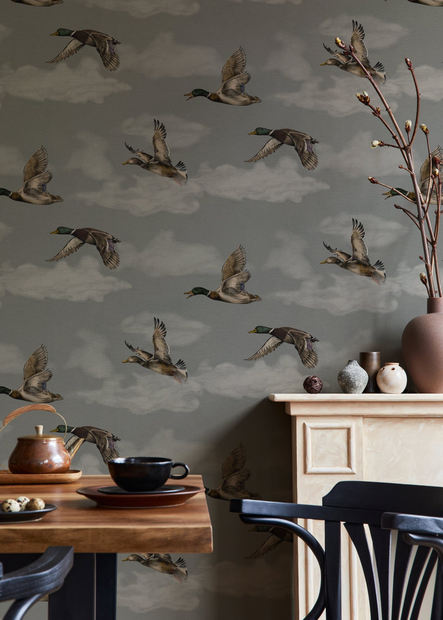 Summer Gray Tapete - Voyage - Nordisches Grau