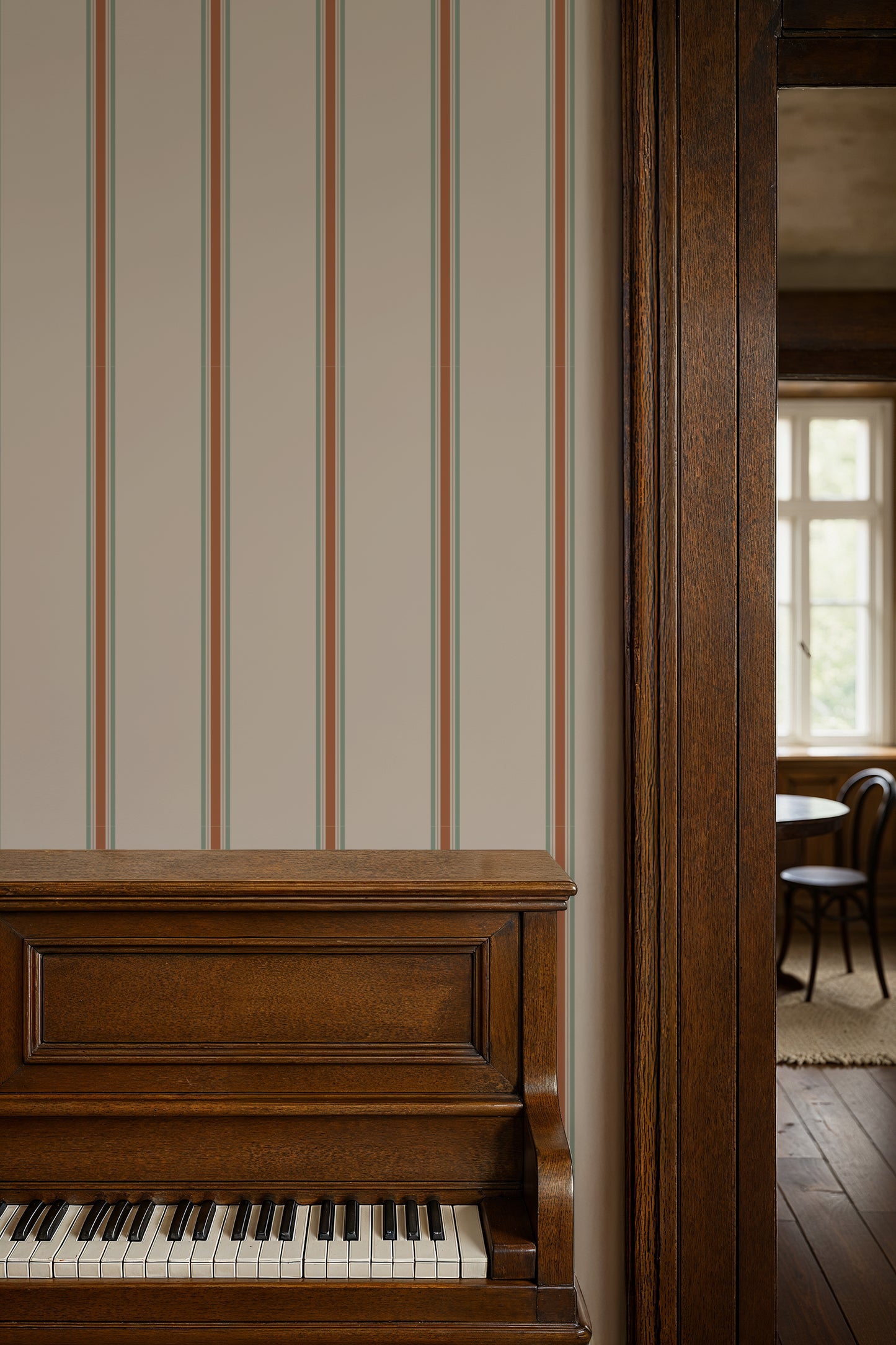 Wallpaper Stripes - Finn - Mediterranean