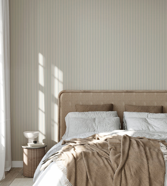 Tapete Streifen - Newport - Blau