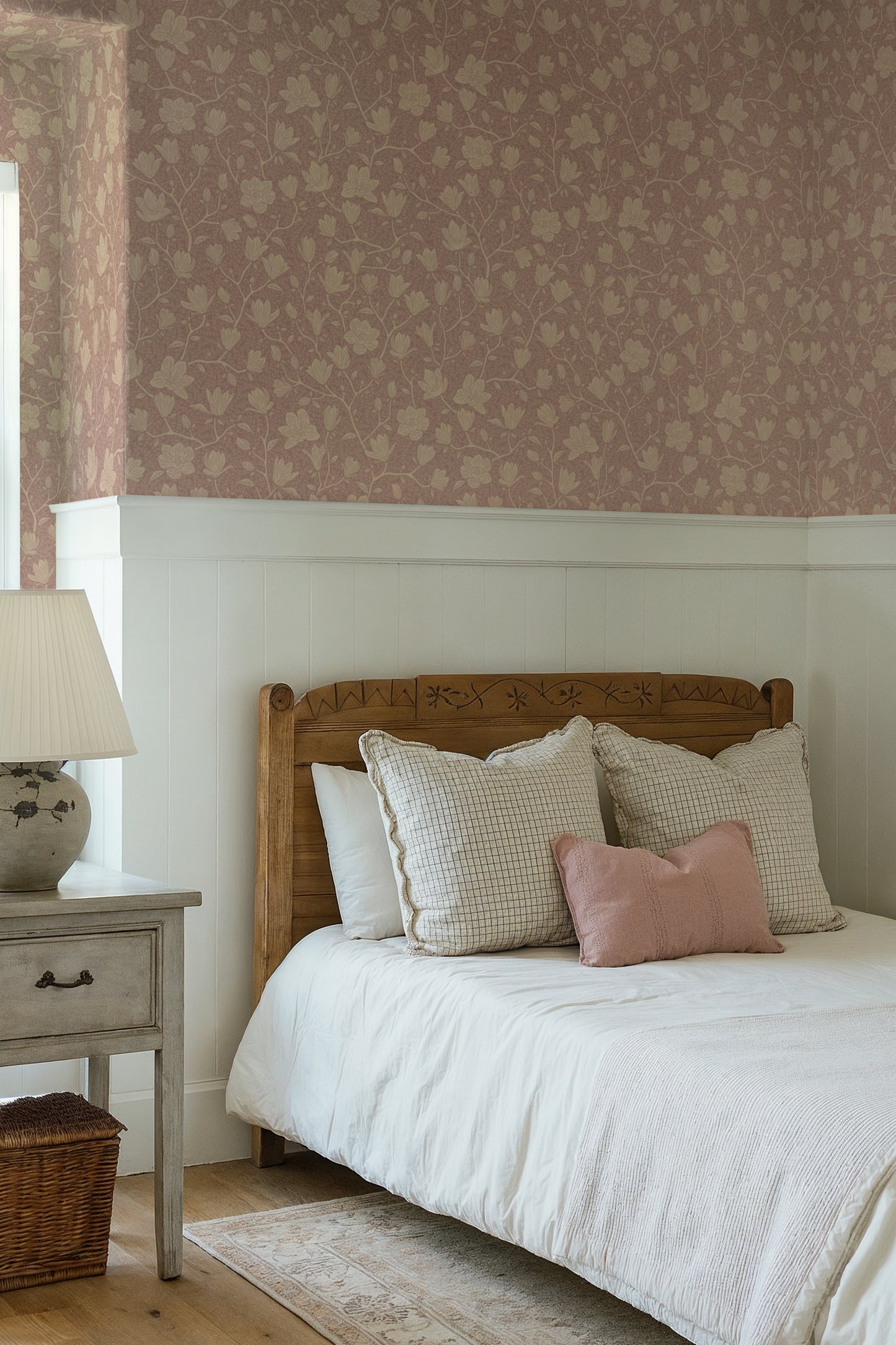 Summer Gray Wallpaper - Noah - Terracotta