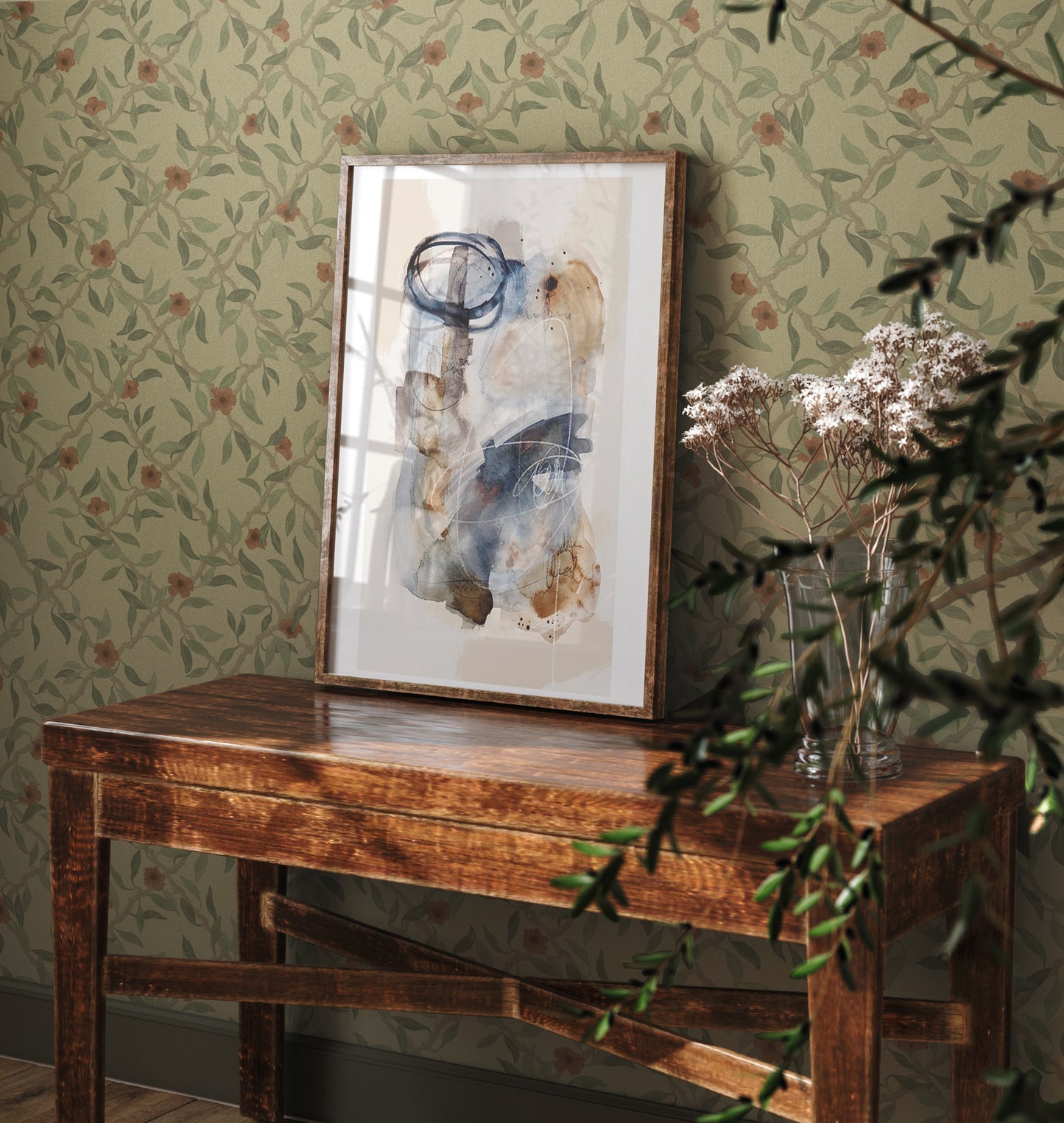 Peel & Stick Tapete - Espalier - Beige
