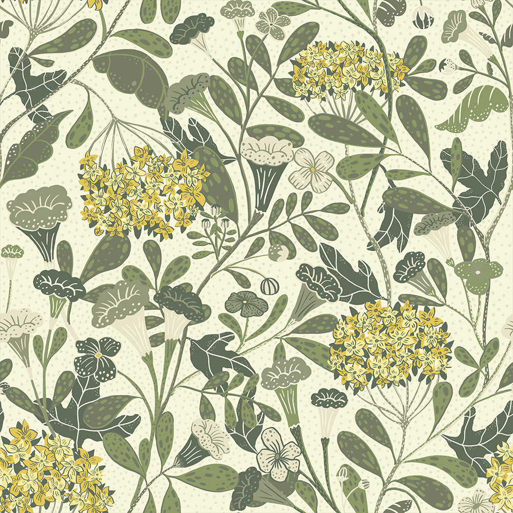 Midbec wallpaper - Hybbe 55023 - Green
