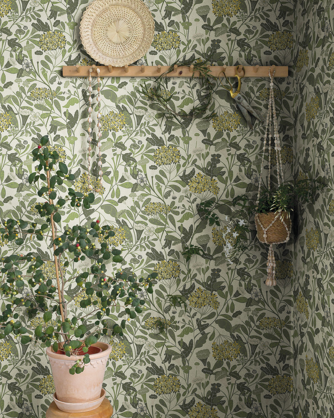 Midbec wallpaper - Hybbe 55023 - Green