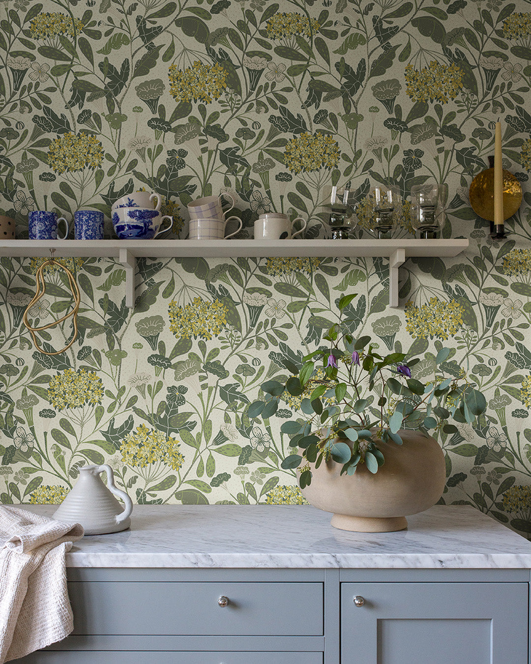 Midbec wallpaper - Hybbe 55023 - Green