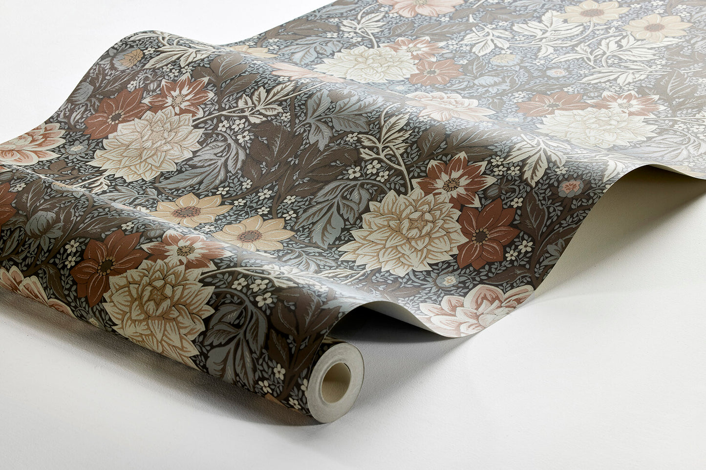 Borastapeter Behang - Dahlia Garden - Donkerbruin