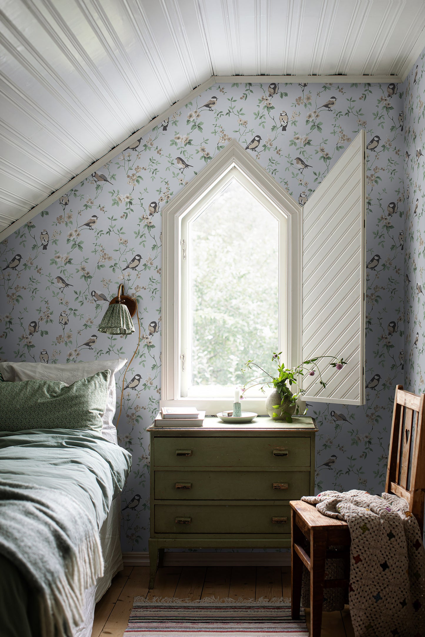 Borastapeter Birds - Blau