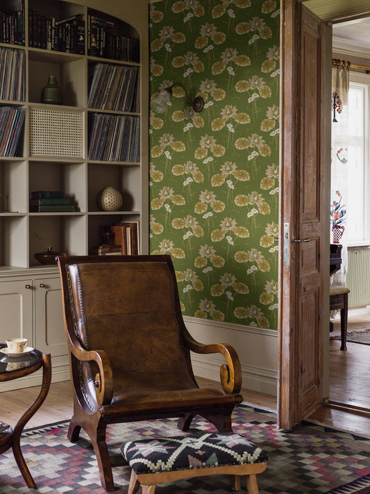 Borastapeter wallpaper Haga Green