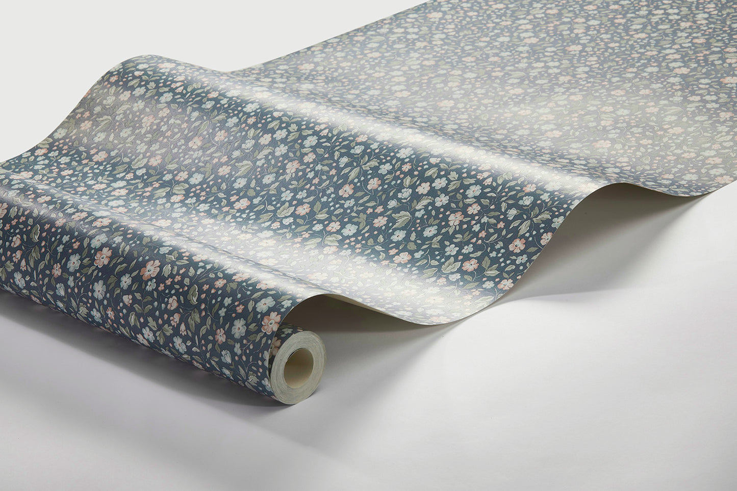 Borastapeter Wallpaper - Jasmine - Blue Flowers