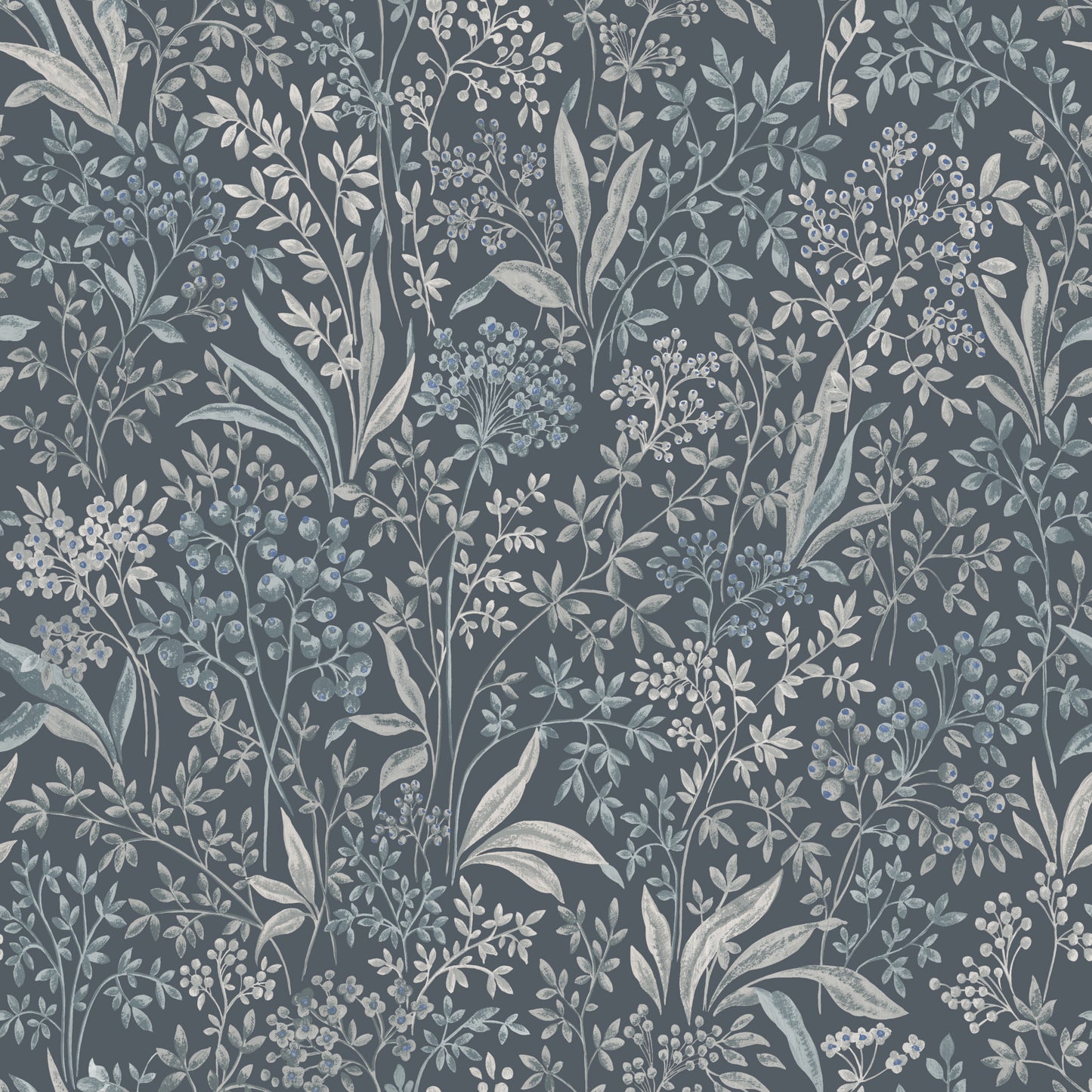Borastapeter Wallpaper - Nocturne - Blue