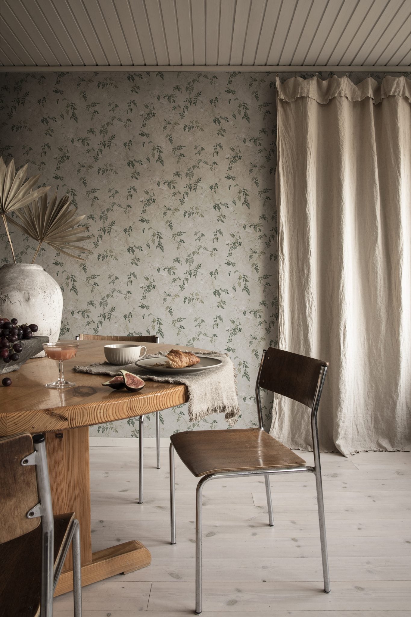 Sandberg Tapete - Irene - Olivgrün