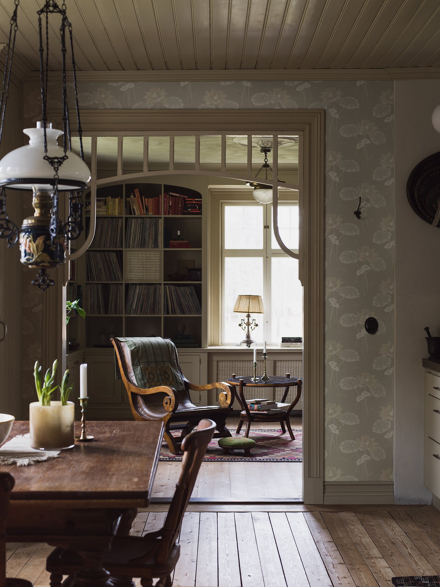 Borastapeter wallpaper Haga Grey