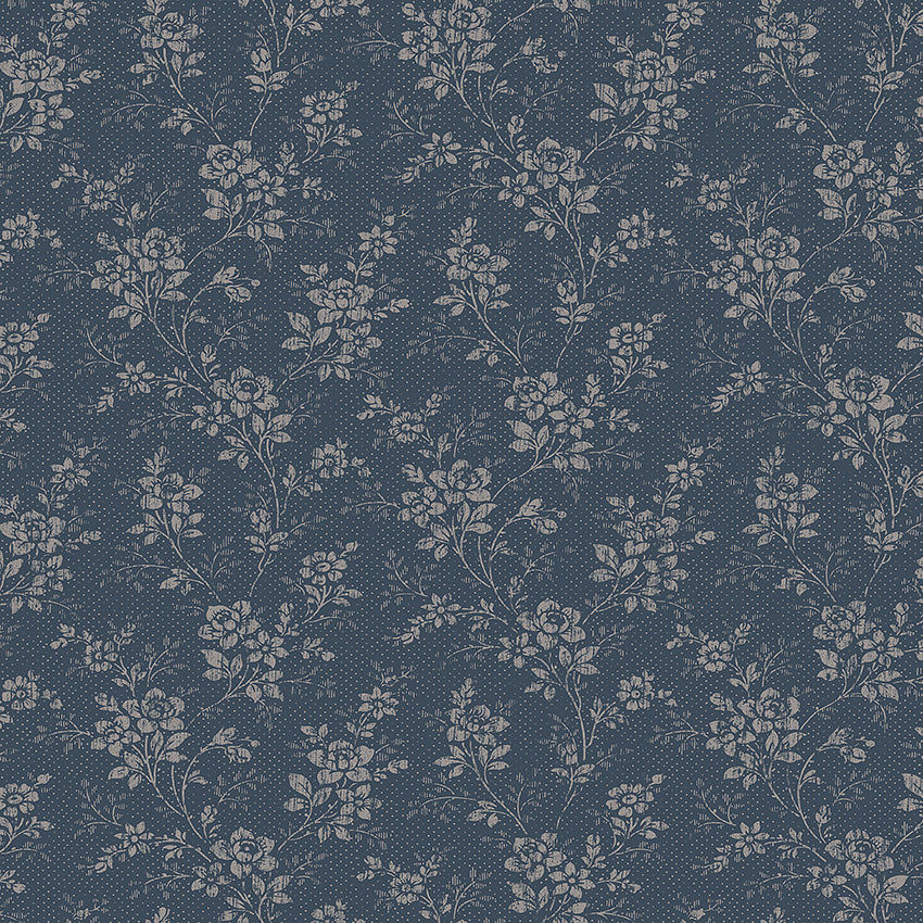 Borastapeter Tapete - Hip Rose 1177 - Blau
