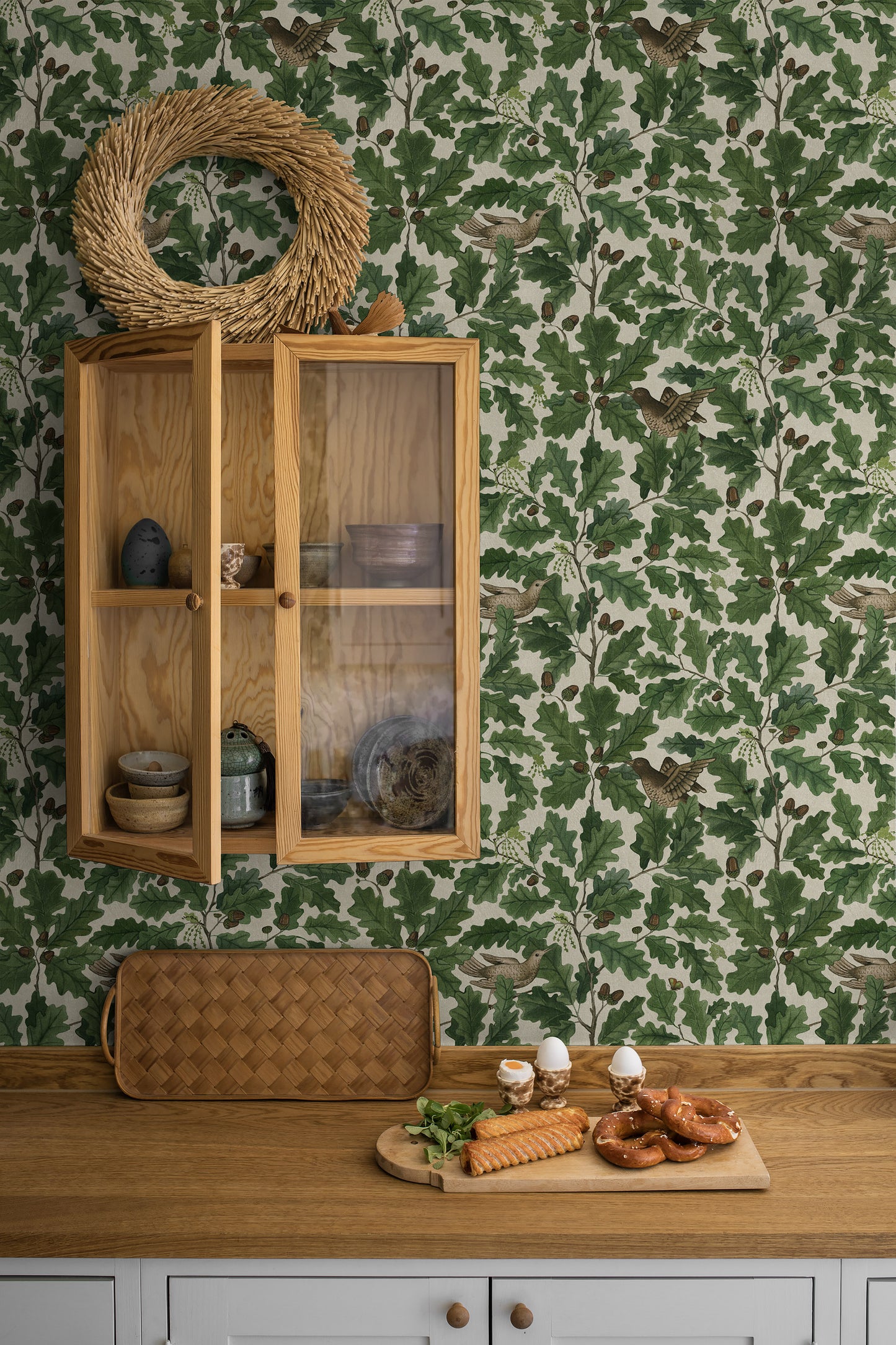 Borastapeter Behang - In de eik - Beige