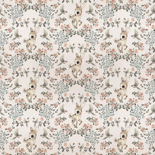 SAMPLE - Nursery Wallpaper - Oh Deer - by Jimmy Cricket