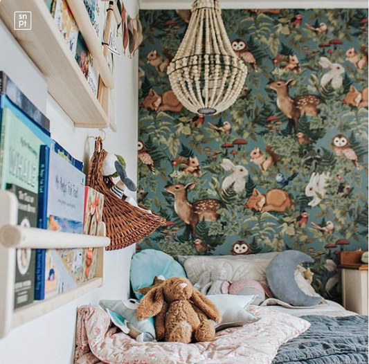 Sample - Woodland Dusty Blue van Jimmy Cricket