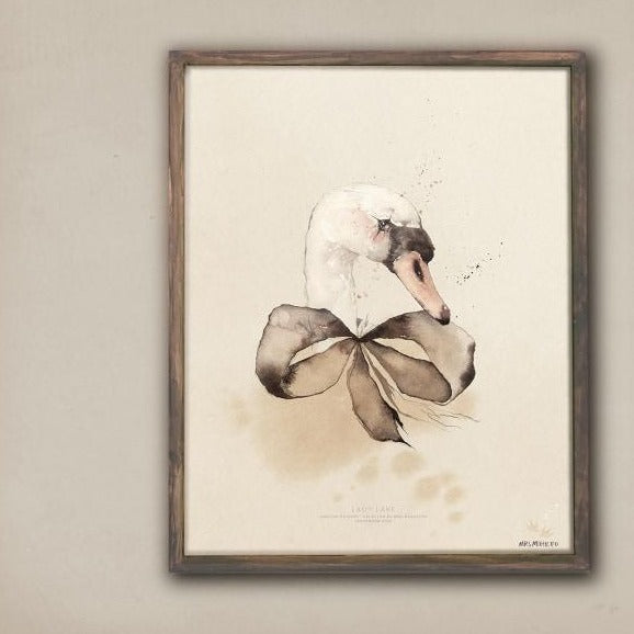 Wandkunst - Lady Lake