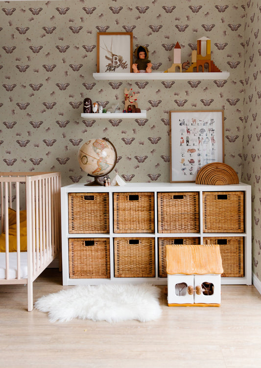 Kinderkamerbehang - Ophelia's Dream - Dusty Beige