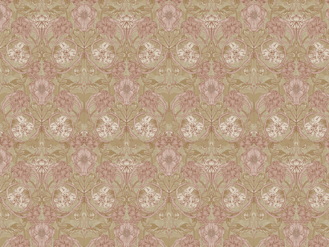 Peel & Stick Behang - Cecilia - Blush
