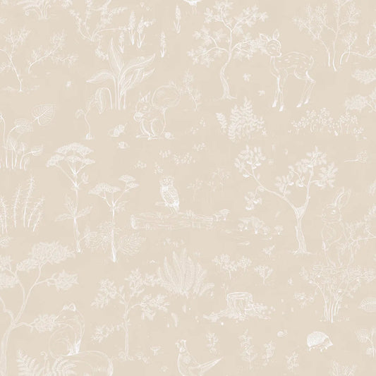 Sandberg Wallpaper - Hollie Peach