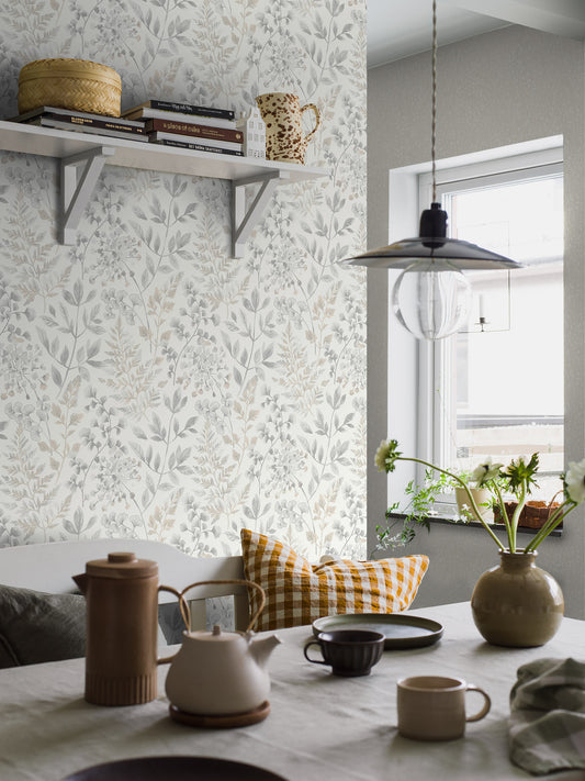 Borastapeter Wallpaper - Sigrid - Beige