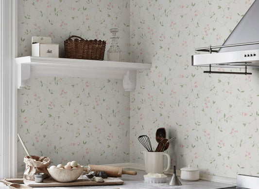 Sandberg Tapete - Sanna, Hellrosa - 490-24